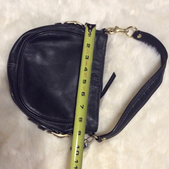 Coach Black Leather Small Hobo Bag - Picture 7 of 9